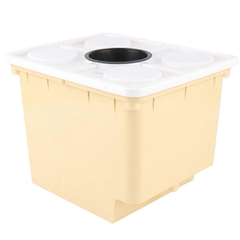 Hydroponics System Bucket for Soilless Cultivation with Lid and Basket – Raised Bed Planters for Vegetables, Fruits, Flowers, Greenhouse and Garden