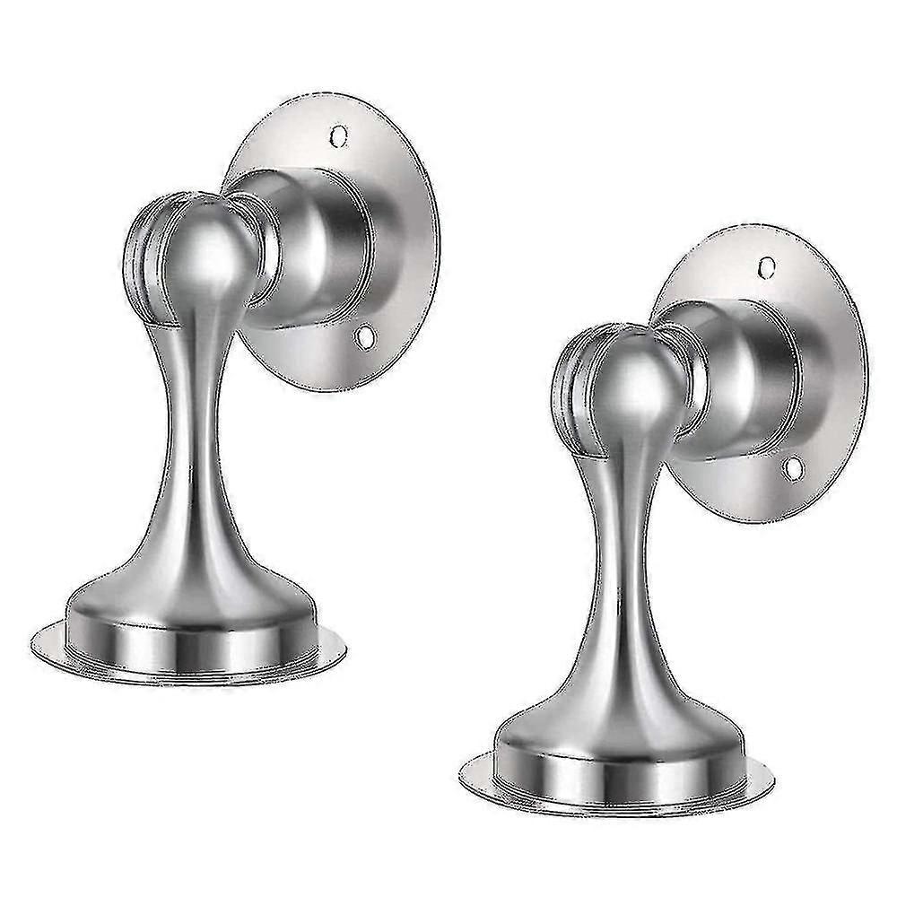 Indoor Anti-Collision Door Stopper Self-Adhesive Rustproof No Drilling 2pcs