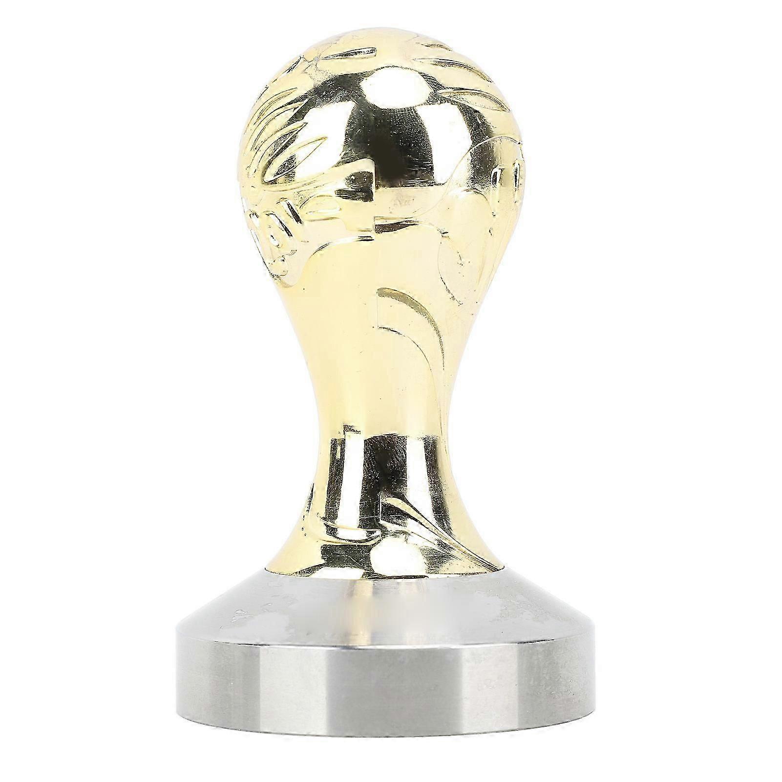 مكبس القهوة 58 مم مقبض من الفولاذ المقاوم للصدأ مكبس القهوة المريح ملحقات آلة القهوة للمقهى المنزلي الذهب