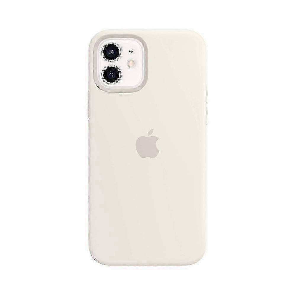Compatible with iPhone 12, 12 Pro APPLE silicone white MagSafe protective case