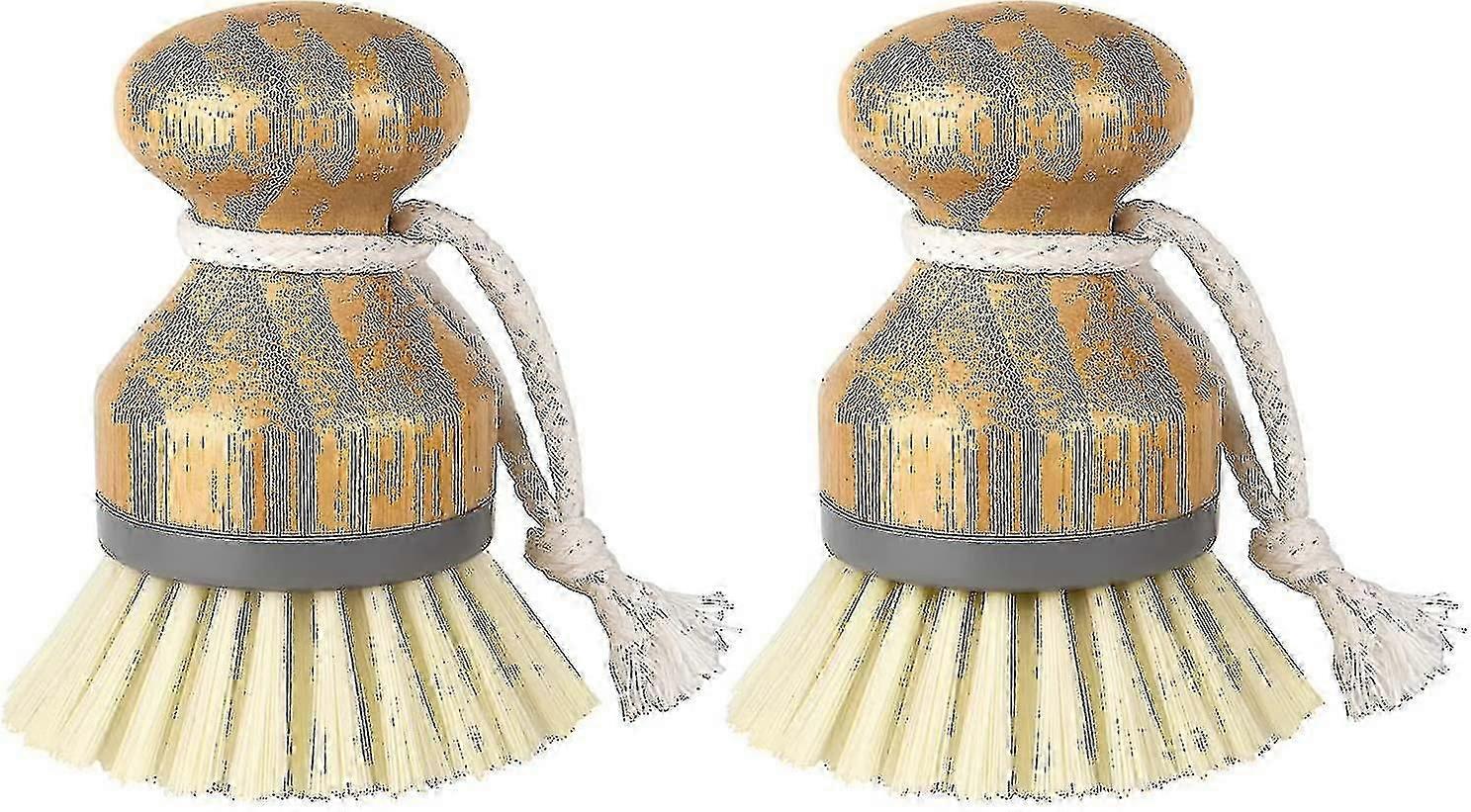 Bambu palmborste, skrubbborste, förpackning med 2