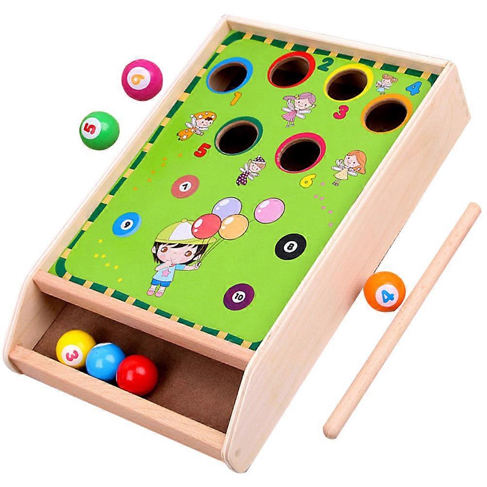 Wooden Table Tennis Game Set for Kids Playing Green Color Easy to Play and Spend Boring Time