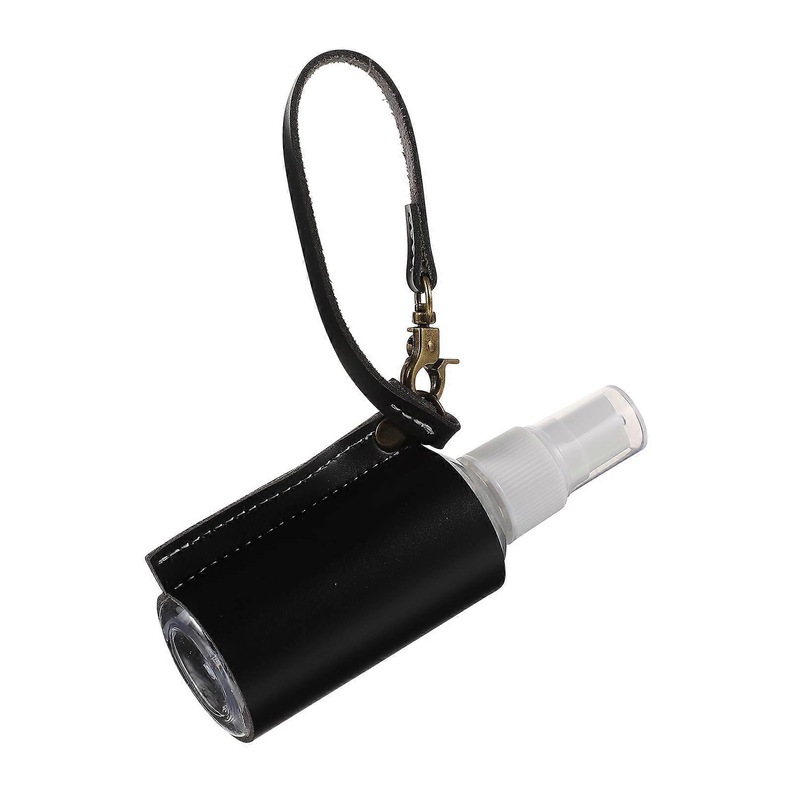 Cosmetics Bottle Keychain 60ml Portable And Practical Perfect For Travel Toiletries 1 Set Black