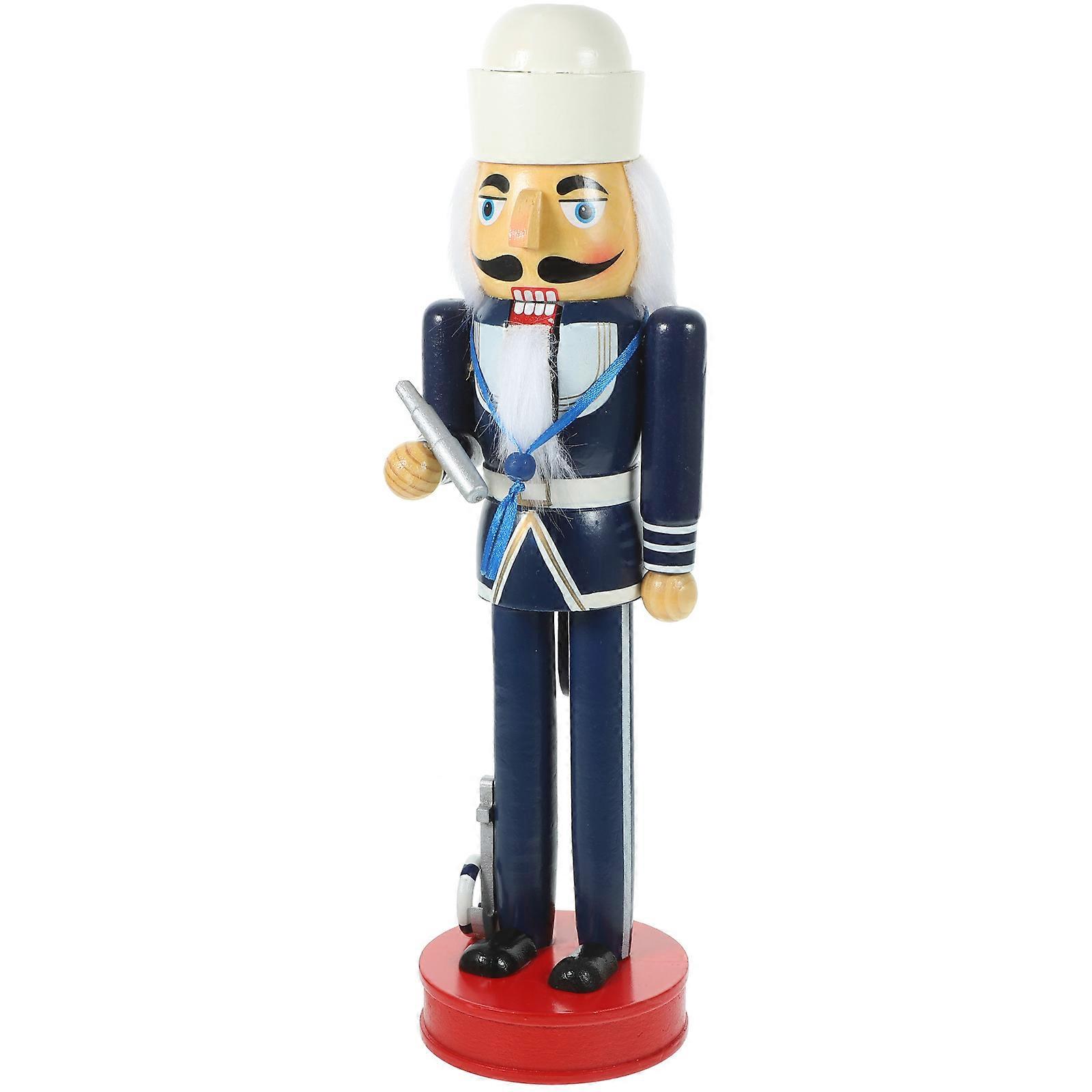 Unique Nutcracker Figurine Decoration For Friends And Families 36CM Multi Color Puppet 1Pack