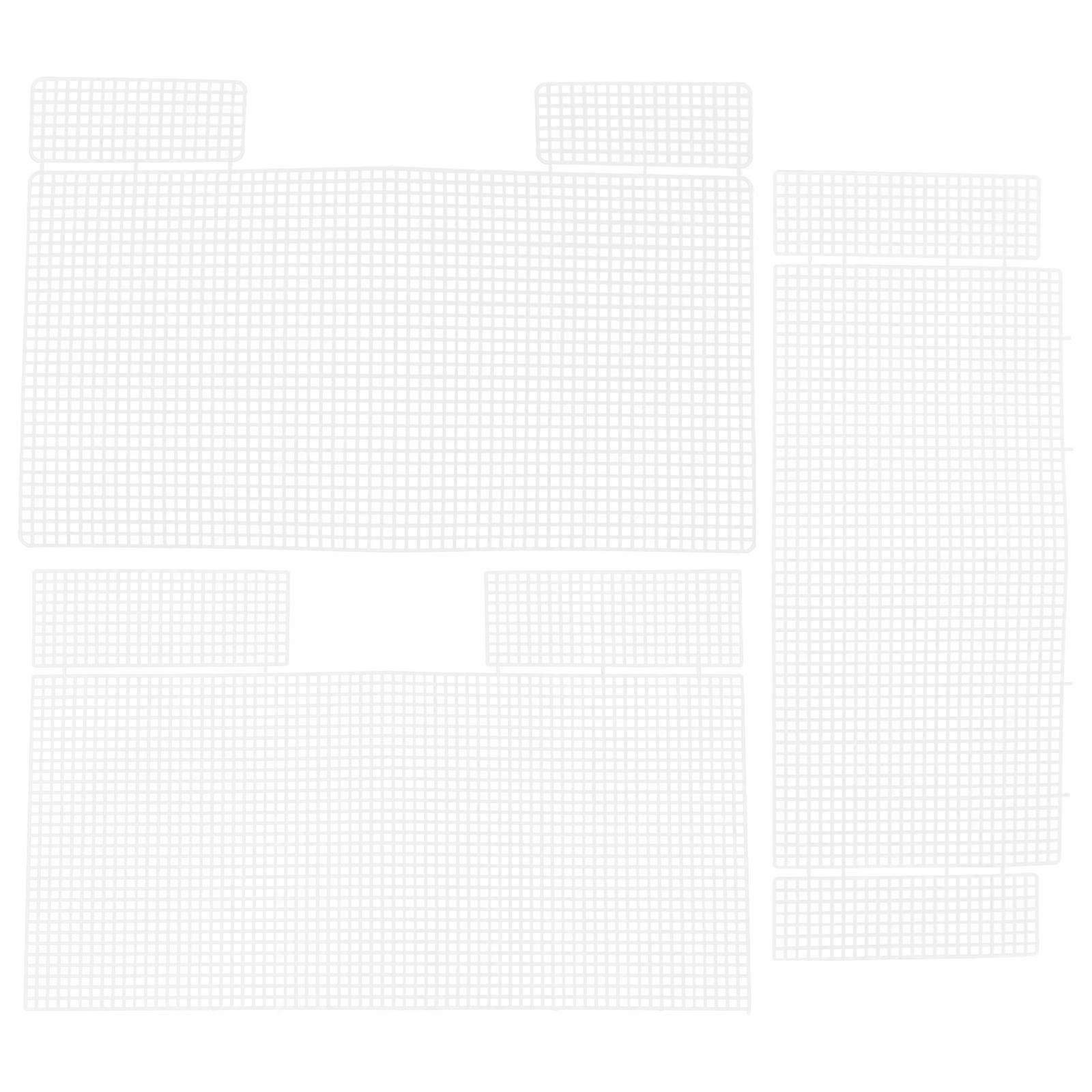 Knitting Bag Plastic Mesh Sheets 3 Sheets Versatile Material Perfect For DIY Handmade Projects