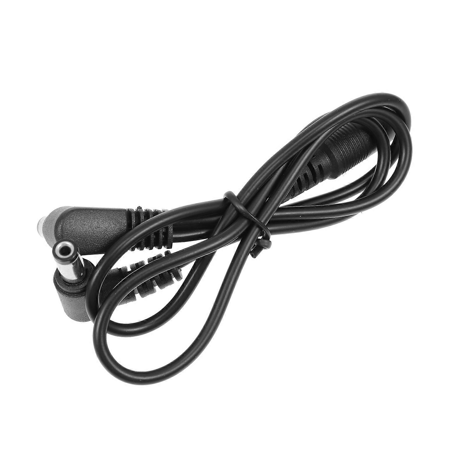 Black Guitar Pedal Power Cord with PVC and Metal for Stable Performance and Neat Pedal Board 1pc