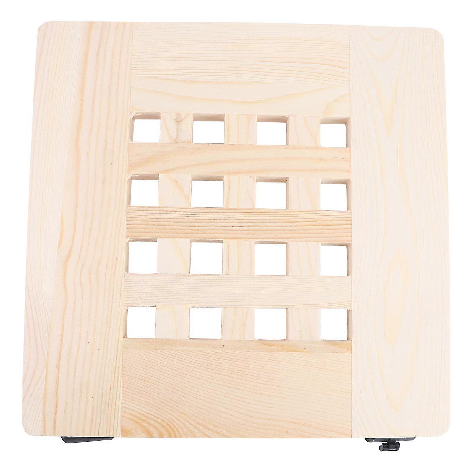 Khaki Flower Pot Moving Tray with Plastic Wheels for Home Use Strong and Stable 1pc