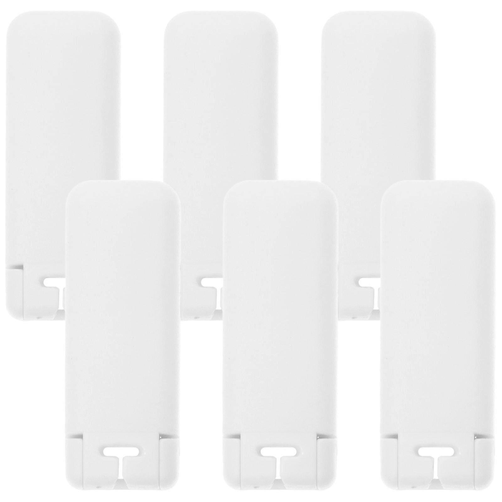 Vertical Blind Bottom Bracket Replacement Set Heavy Duty Plastic Bracket Holder for Pleated Blinds, Sleek Design for Home and Office Use