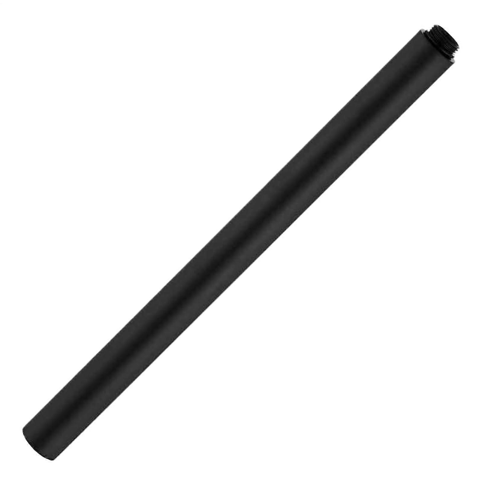 Generous shower head extension – 11.81 inches stainless steel, precision hose, secure connection in black.