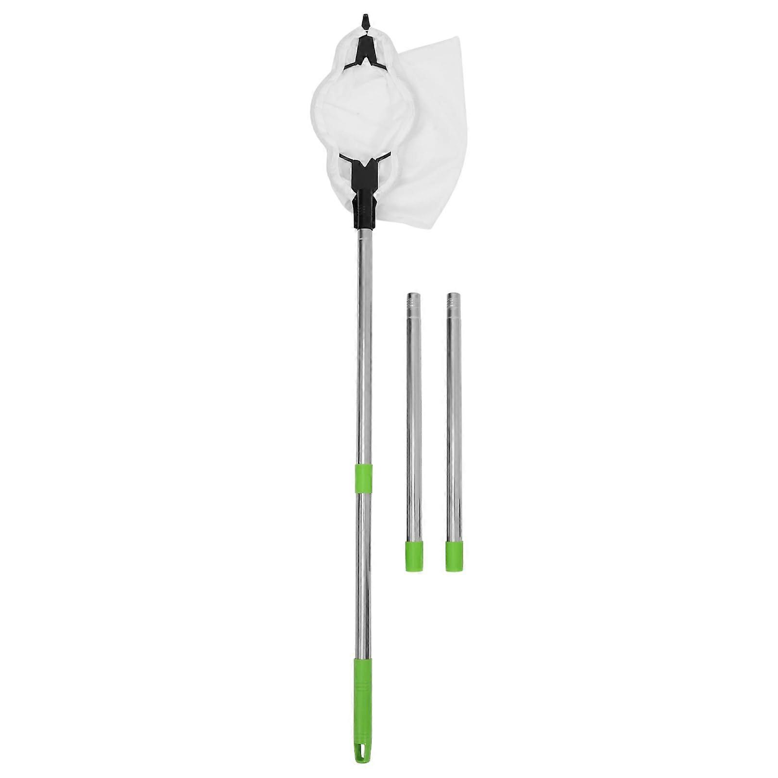 Fruit Picker Stainless Steel Rod For Mango Apple Pear Orange, Long Reach Tool, 1 Set