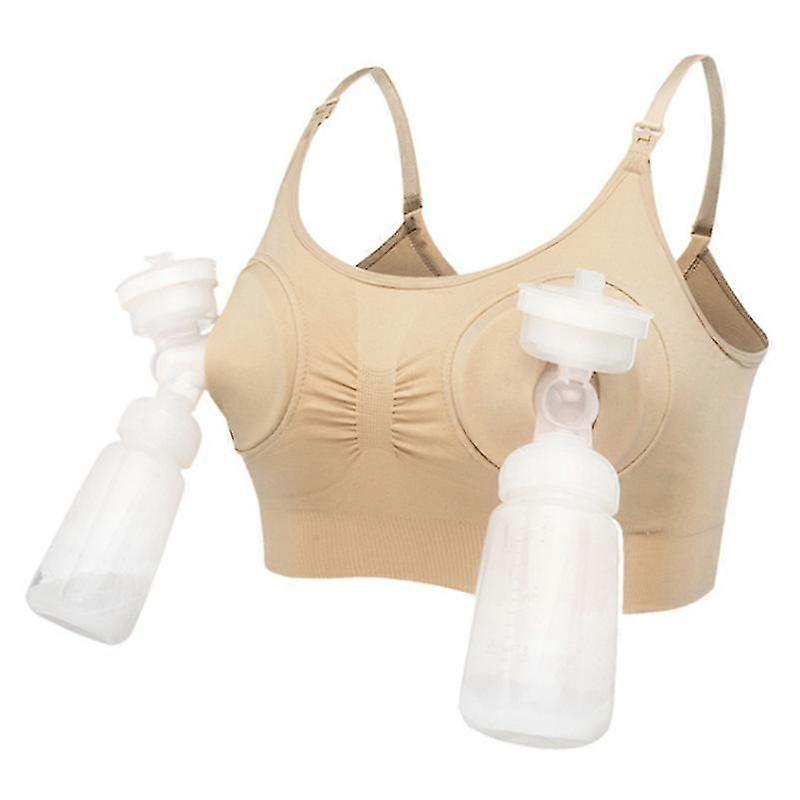 Adjustable Pumping Bra for Hands-Free Comfort with Breast Pump Support