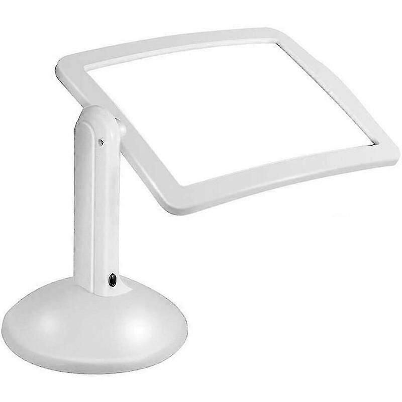 Rectangular 3X Magnifying Glass with LED Light, Hands-Free Full Page A4 Magnifier for Books, Low Vision, Seniors, Sewing, Jewelry, Reading