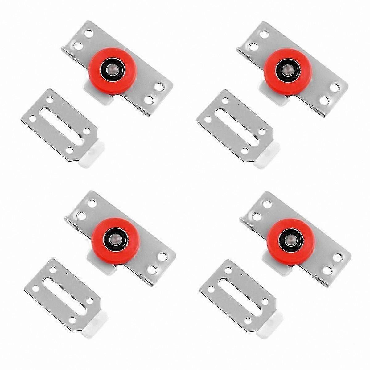 Metal Sliding Door Pulley for Cabinet Glass Window Roller Guide Rail System Smooth Rollers for Home Furniture