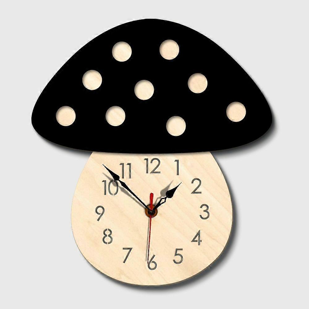 Colorful Mushroom Decorative Clock