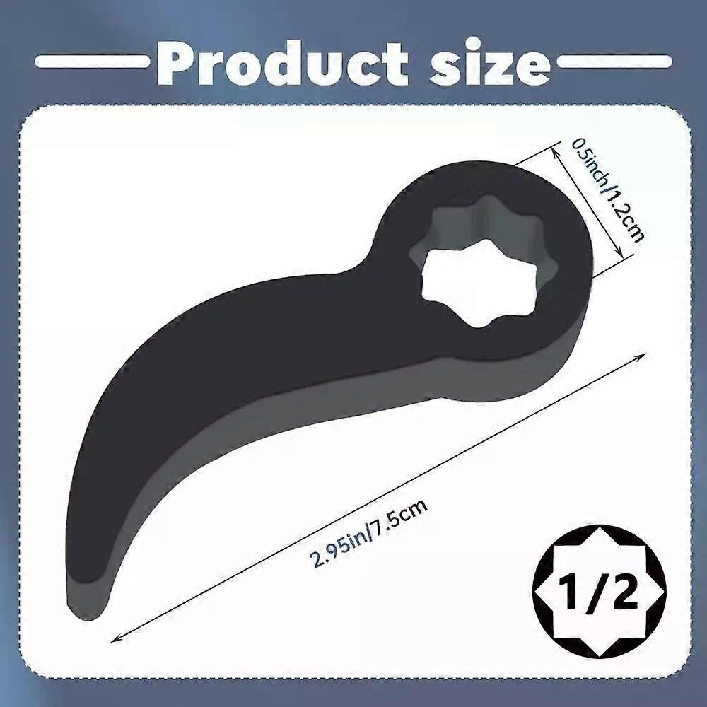 1/2 inch ratchet crowbar adapter head tool pry bar wrench adapter head angle bar for toolbox axle axle removal auto repair tool