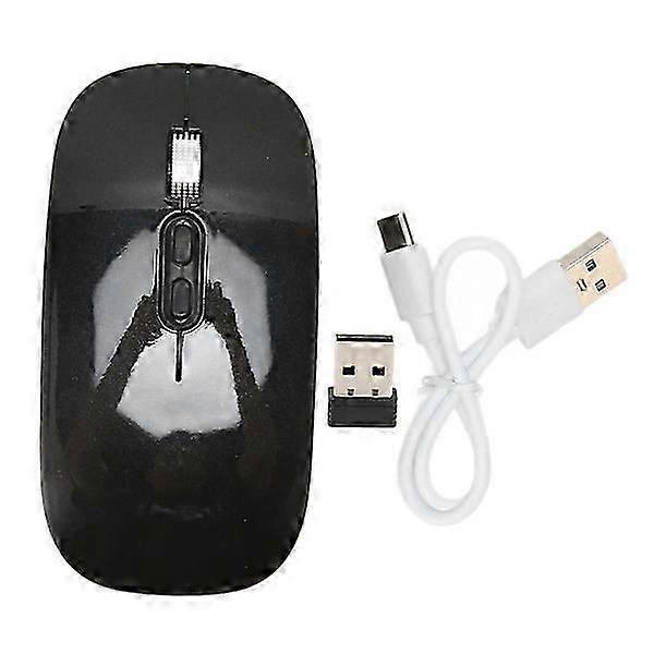 Bluetooth mouse, silent type C charging, 2.4G wireless mouse with colorful light