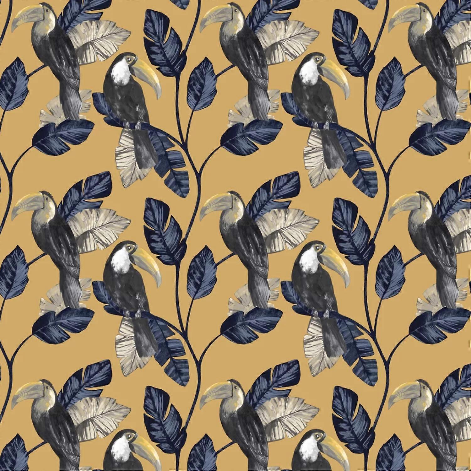 Holden Decor Premium Tiki Ochre Wallpaper