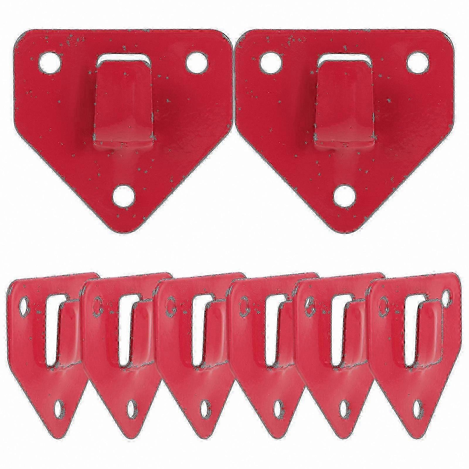8-Pack Durable Wall Mount Hooks for Fire Extinguisher Storage and Safety Organization