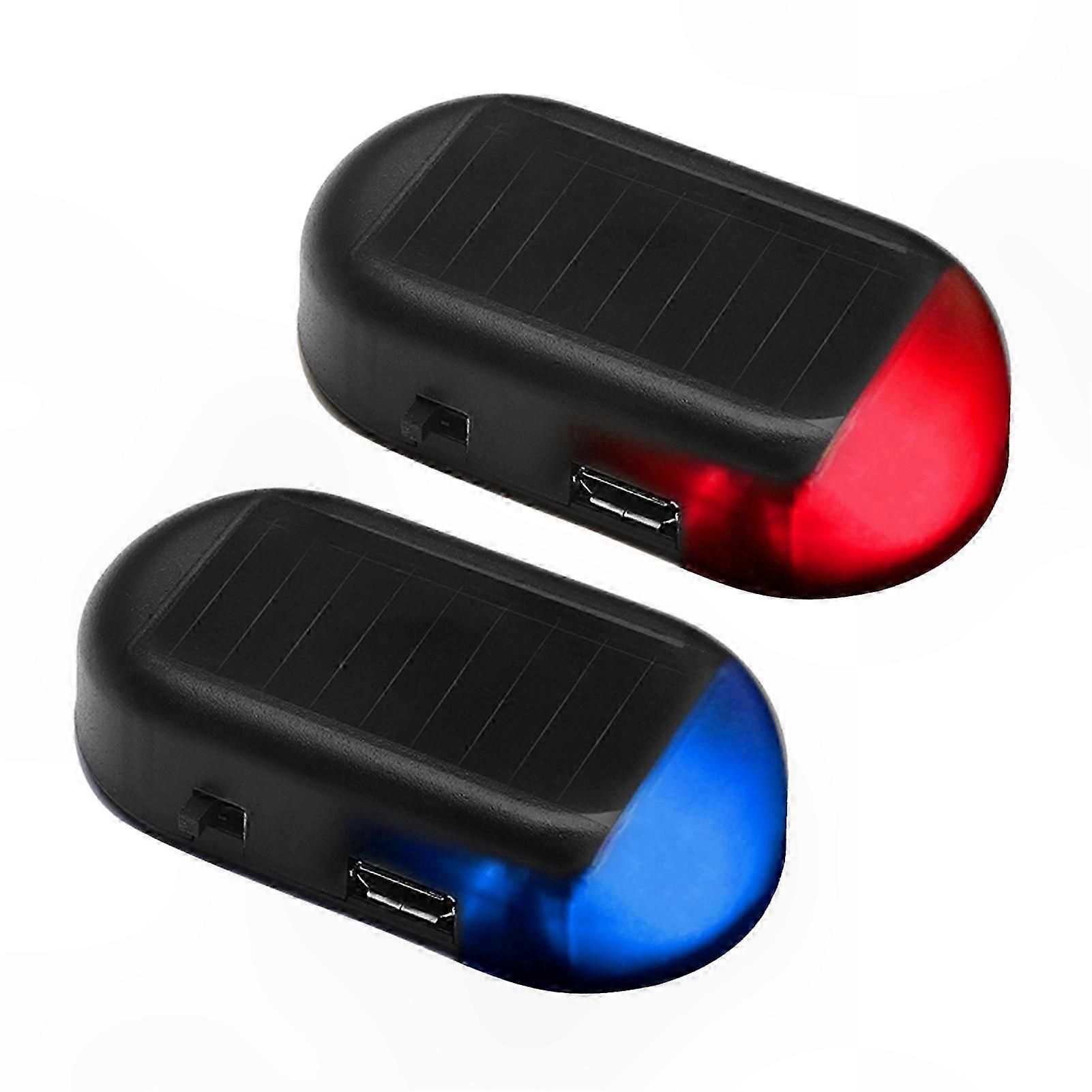 LED Flashing Anti-Theft Device for Cars, Solar-Powered Security System Fits Most Vehicles