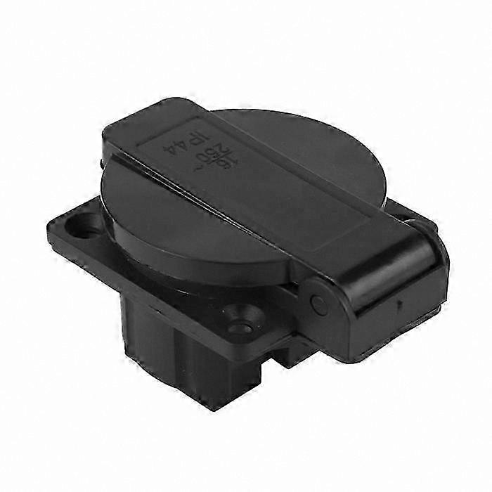 Heavy-Duty Weatherproof Socket, 250V 16A, German Standard Design for Industrial Applications