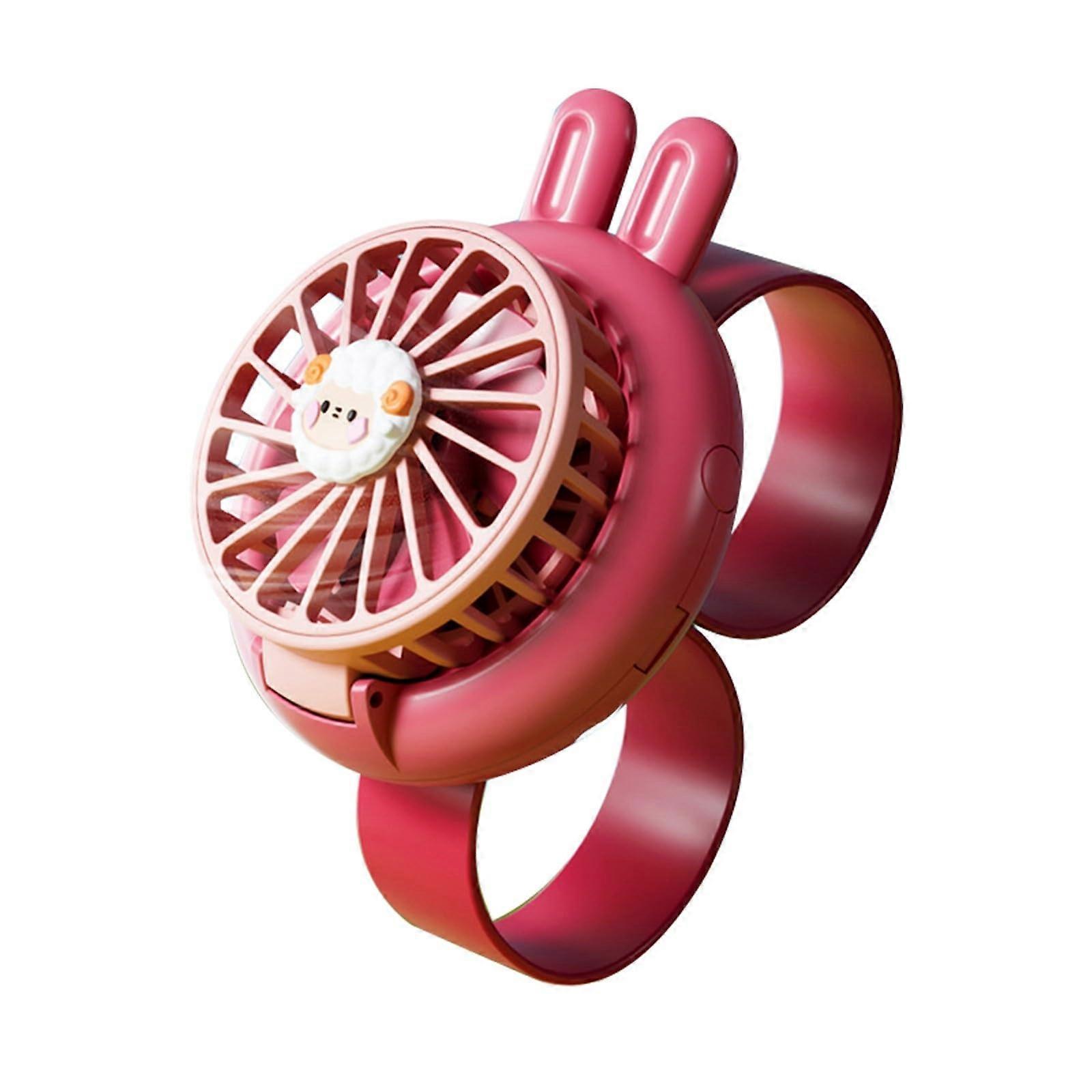 Gizmo Watch Mini Fan Wristband For Kids, USB Charging, Portable Handheld Fan, One Size, Outdoor Use, Variant C