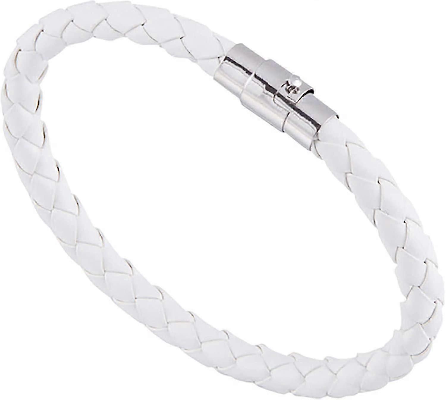 צמיד אבזם קלוע מעור מסוגנן מתנת תכשיטים אידיאלית לנשים, גברים, בנות ובנים