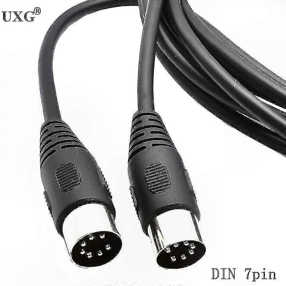1m 1.5m 3m Male to Male 7-Pin MIDI Controller Cable for Musical Instruments and Devices