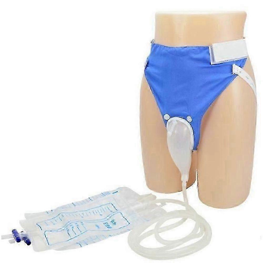 Wearable Urine Bag With Pee Catheter Duct 1000ml 2000ml For Men Elderly Urinary Incontinence Bedridden Patients(epa02)