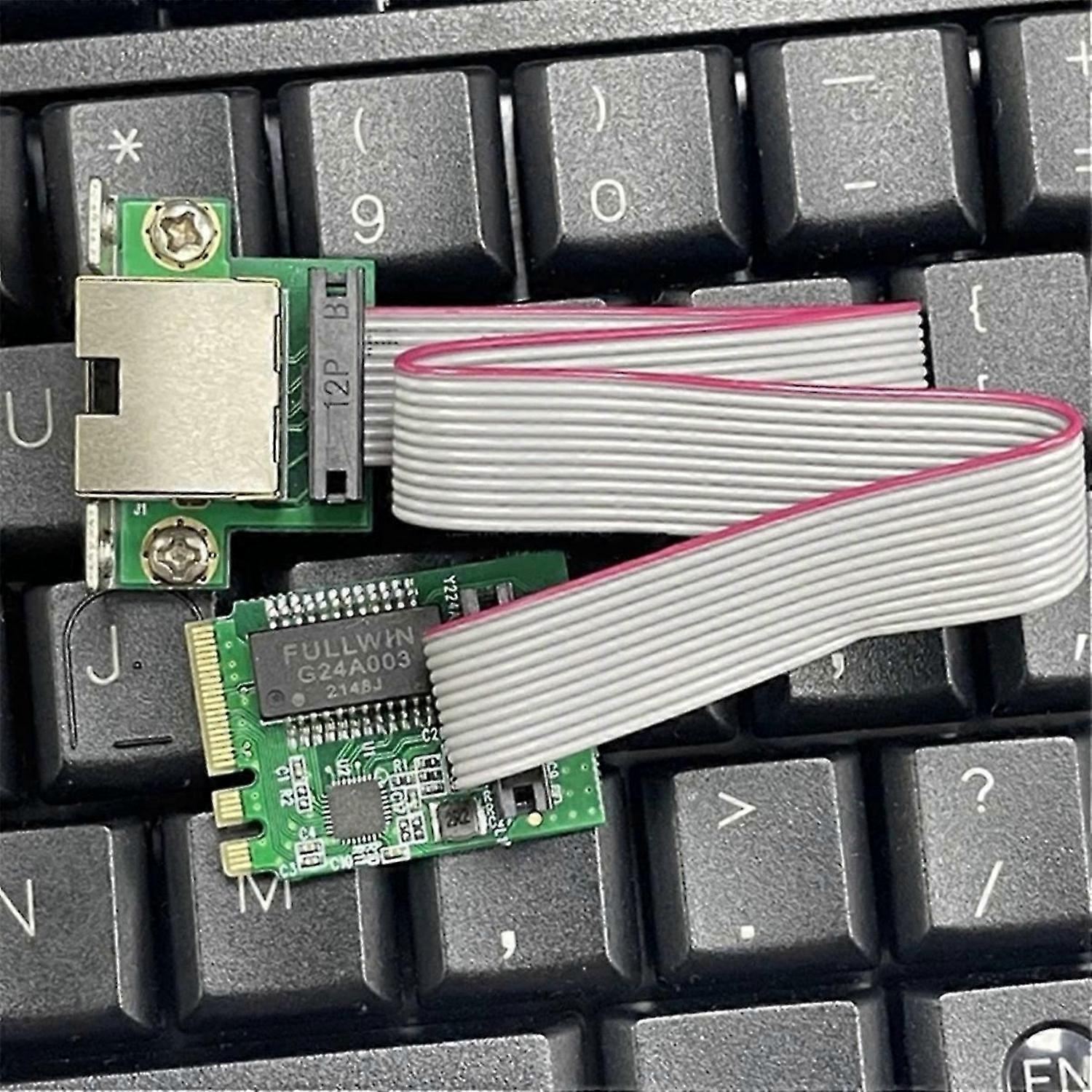 M.2 A Key and E Key Adapter Card to Single RJ45 Port 10/100/1000Mbps