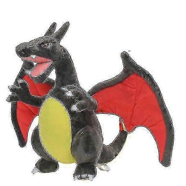 قزم أفخم قرنين أصفر Charizard لون مختلف أسود داكن مليون Charizard دمية أفخم