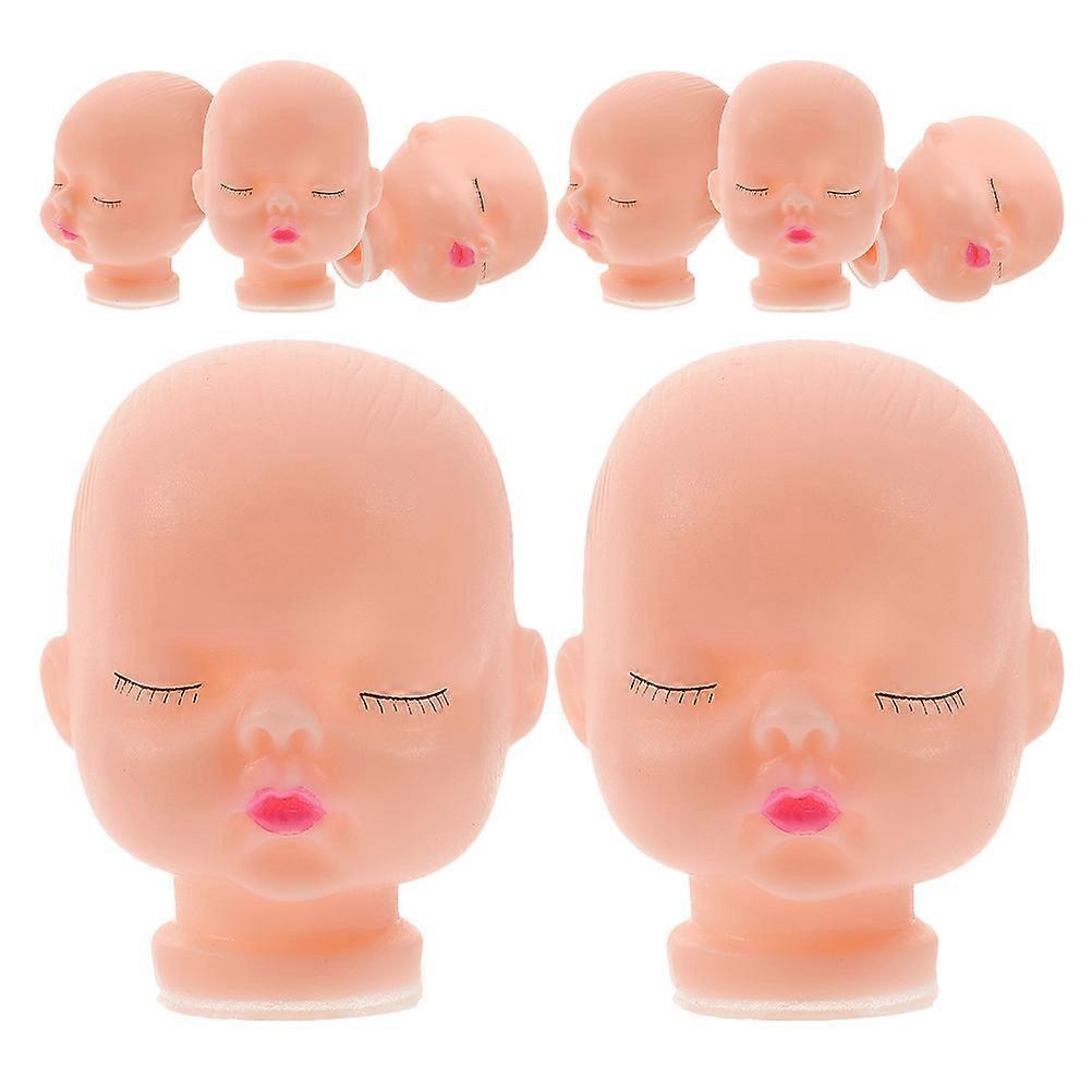 Doll Keychain Soft Vinyl Doll Head for DIY 32Pcs Set for Craft Projects