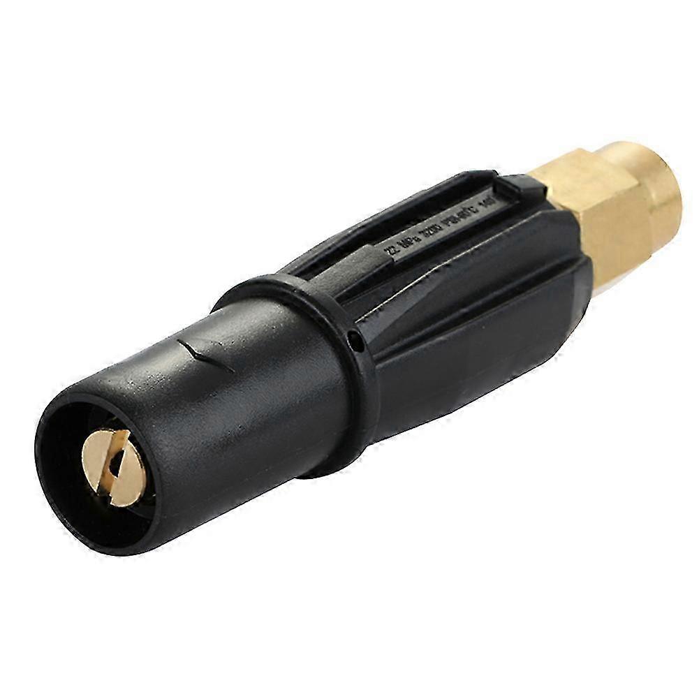 suitable for Brass Fan-Shaped Snow Foam Nozzle Self-Priming Nozzle for High Pressure Washer Generator Car Cleaning Accessory-jc