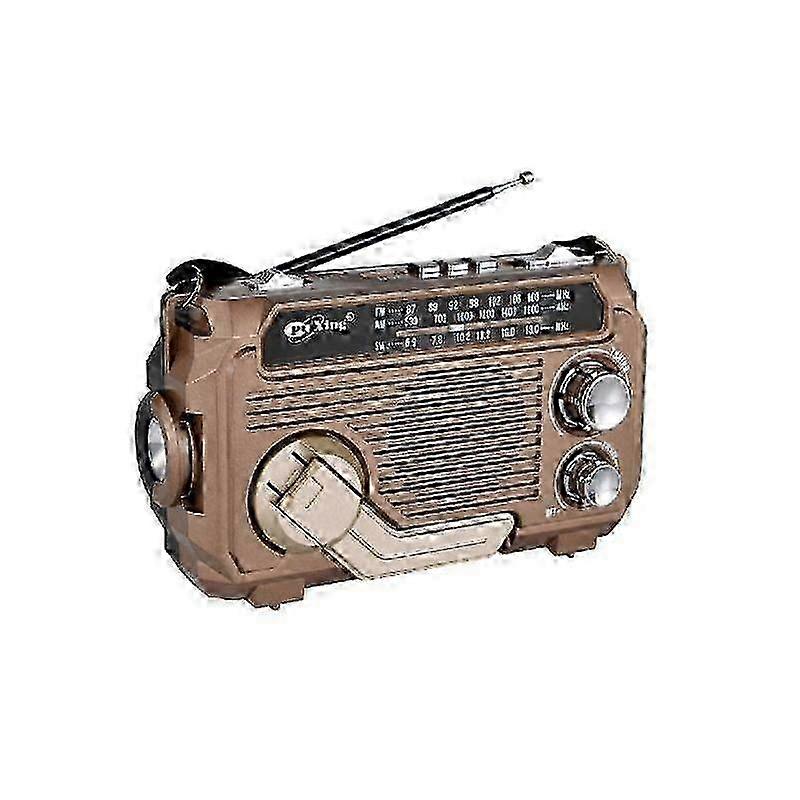 RadiVive Solar-Powered Radio, Solar Hand Crank Emergency Radio, Portable Hands