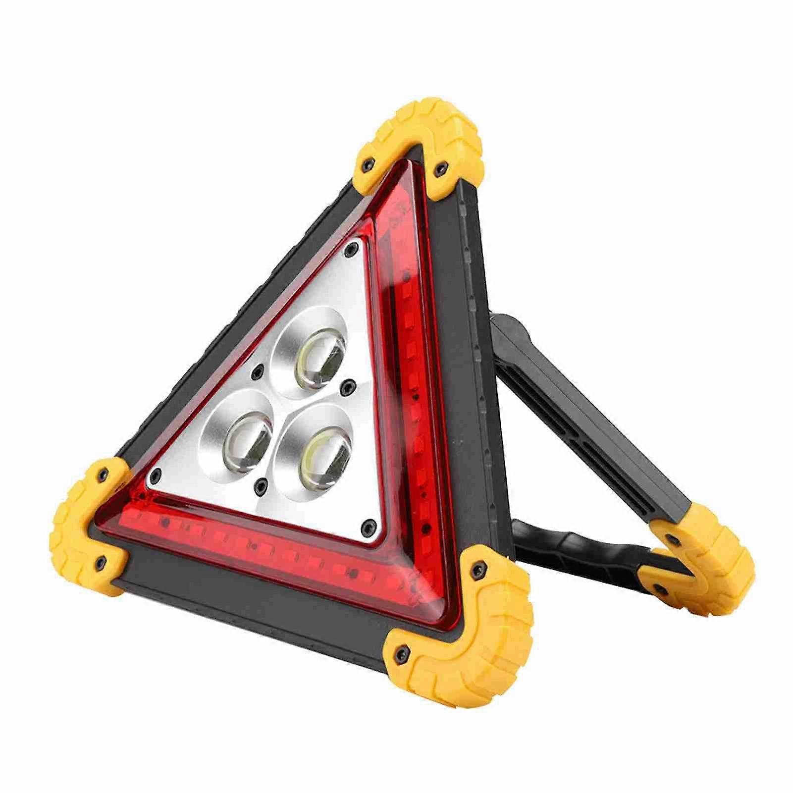 30W Multi-Function Emergency Stop Triangle with Red LED Warning Light