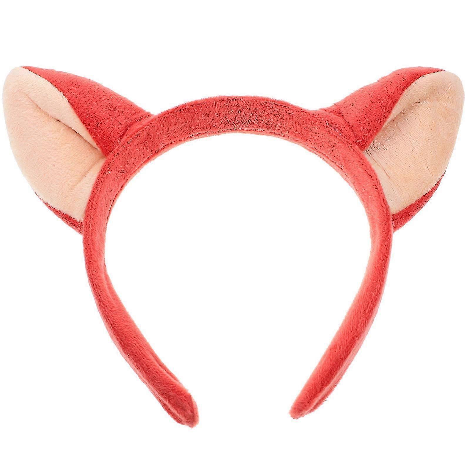 Fox Ears Headband for Party 2Pcs Set