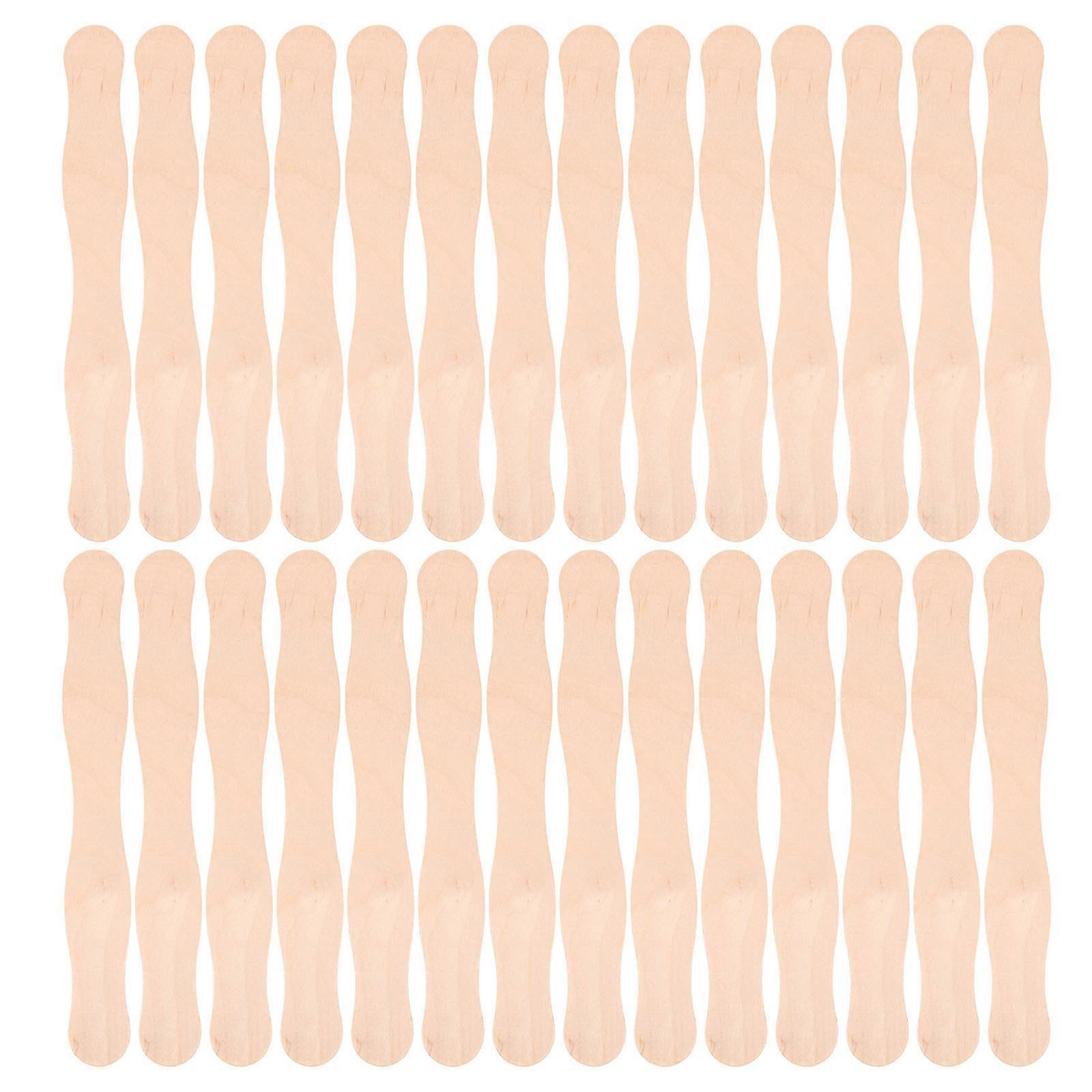 Wooden Fan Handles for Craft Use 150Pcs Durable Beige Sticks for DIY Projects