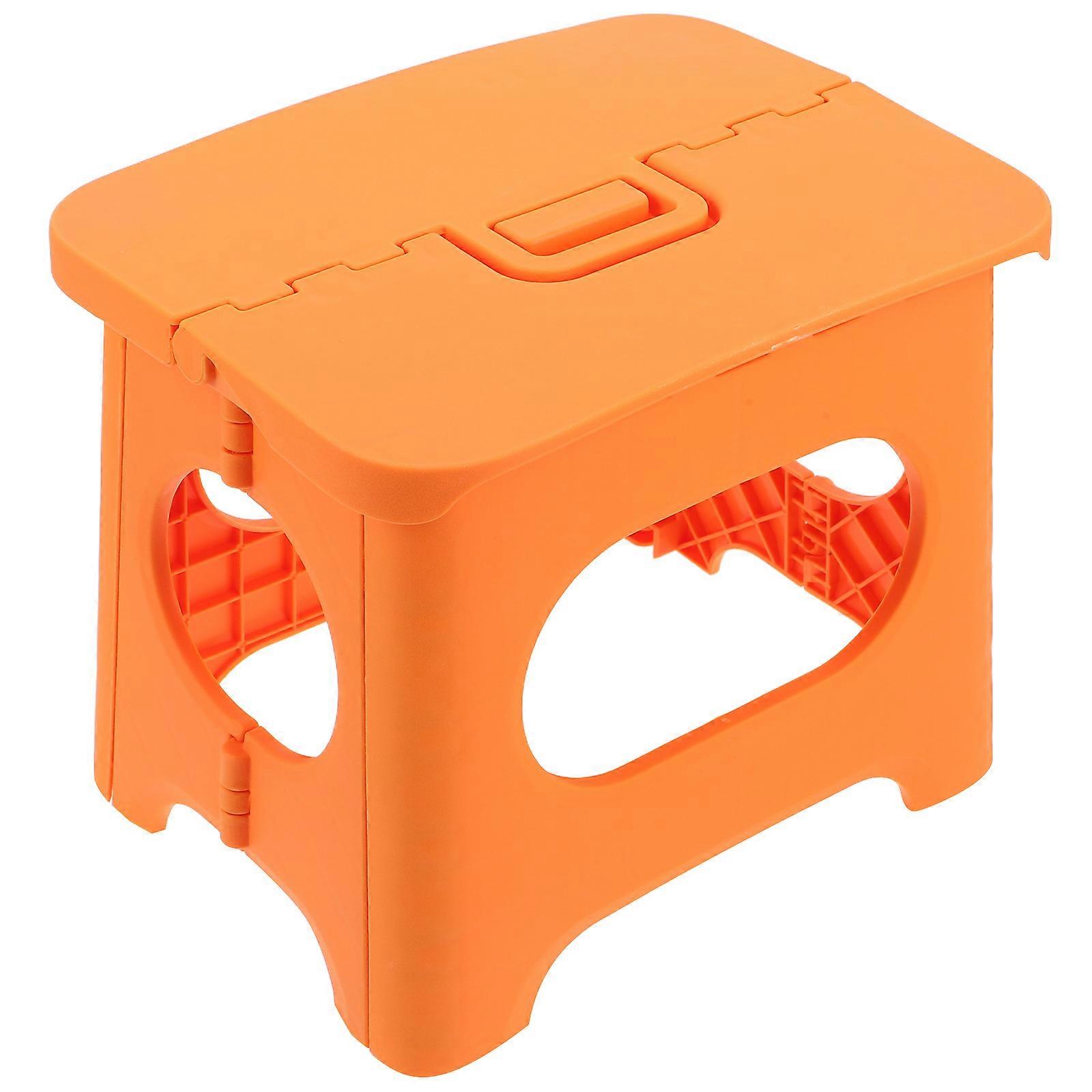 3Pcs Foldable Step Stool for Travel Use Lightweight Yellow Portable Stool