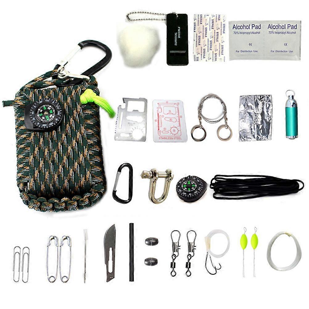Emergency Survival Kit 29 in 1 Tools Outdoor Survival Kit Set