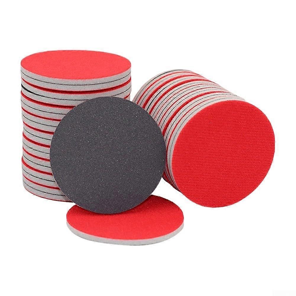 2000 Grit Sanding Sheets 3 Inch Disc Backing Pad For Wood And Metal Polishing 24 Pack