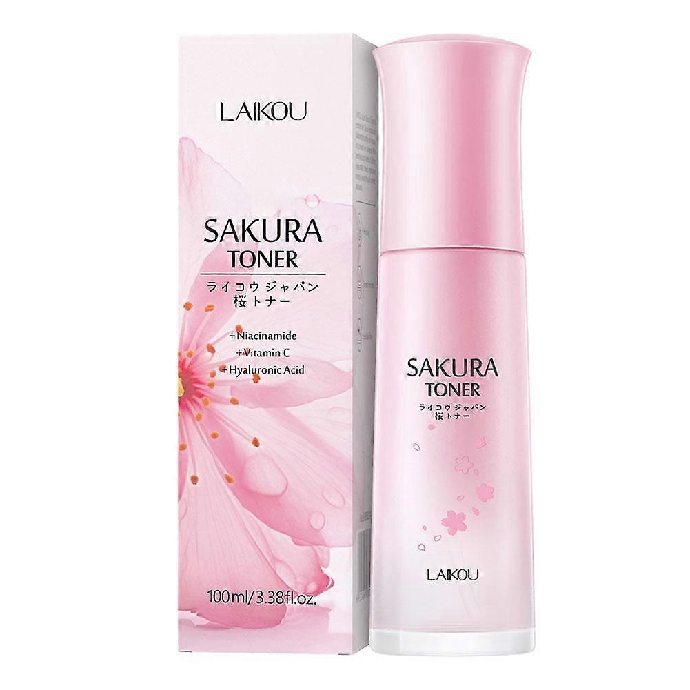 Cherry Blossom Toner 100ml Hydrating Brightening Pore Minimizing Antioxidant Face Toner for Smooth Glowing Skin