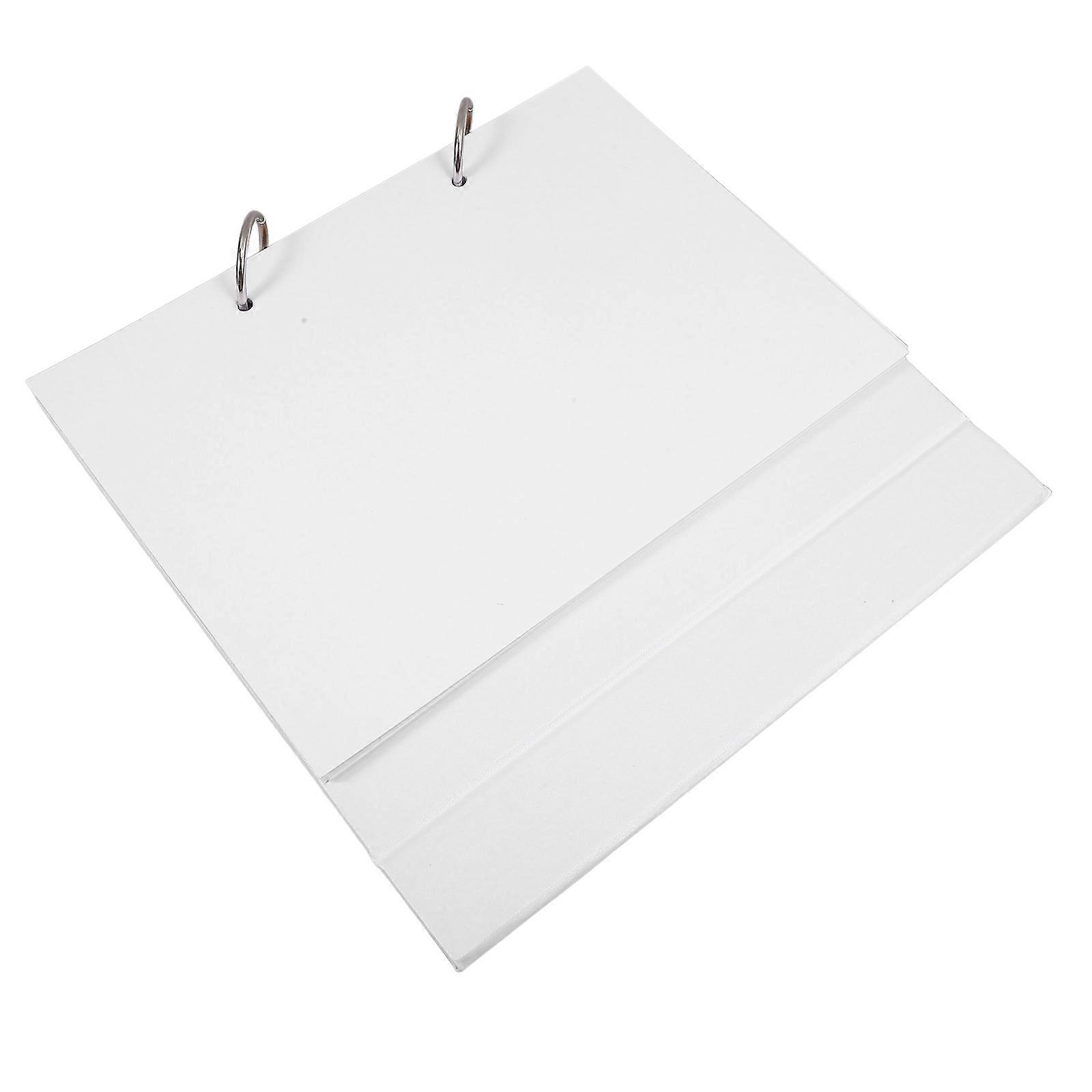 Blank Paper Calendar DIY Calendar with Flip Stand 5Pcs for Home Use