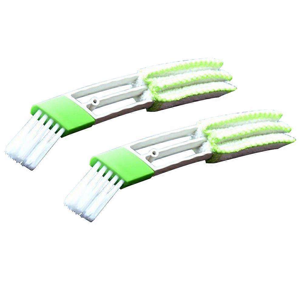 Air Conditioner Brush Mini Duster for Cleaning Use 6Pcs Green