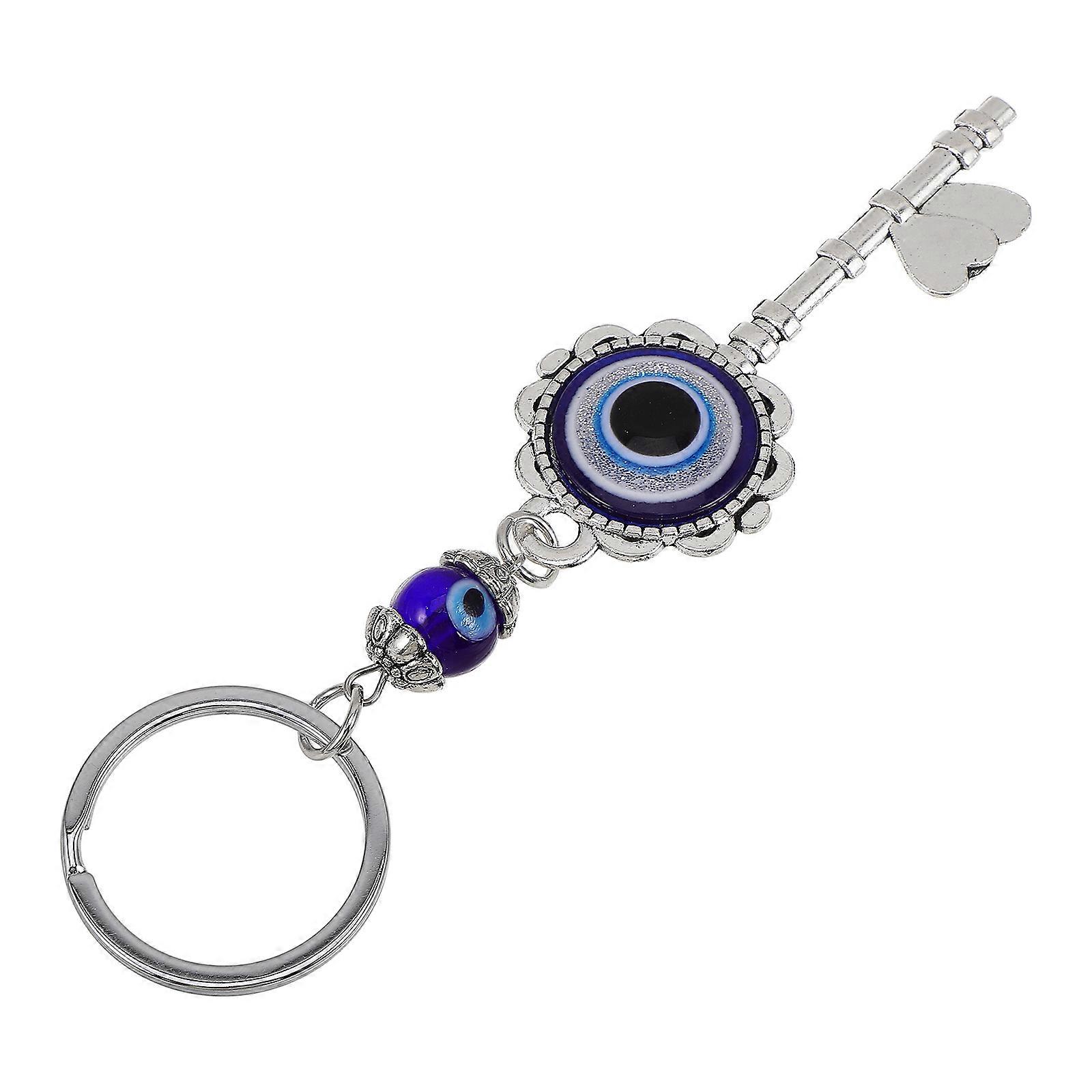 Lightweight Multi Color Evil Eye Key Chain 3Pcs Decoration For Holiday Party Gift Giving Occasions Stylish And Versatile Accessory