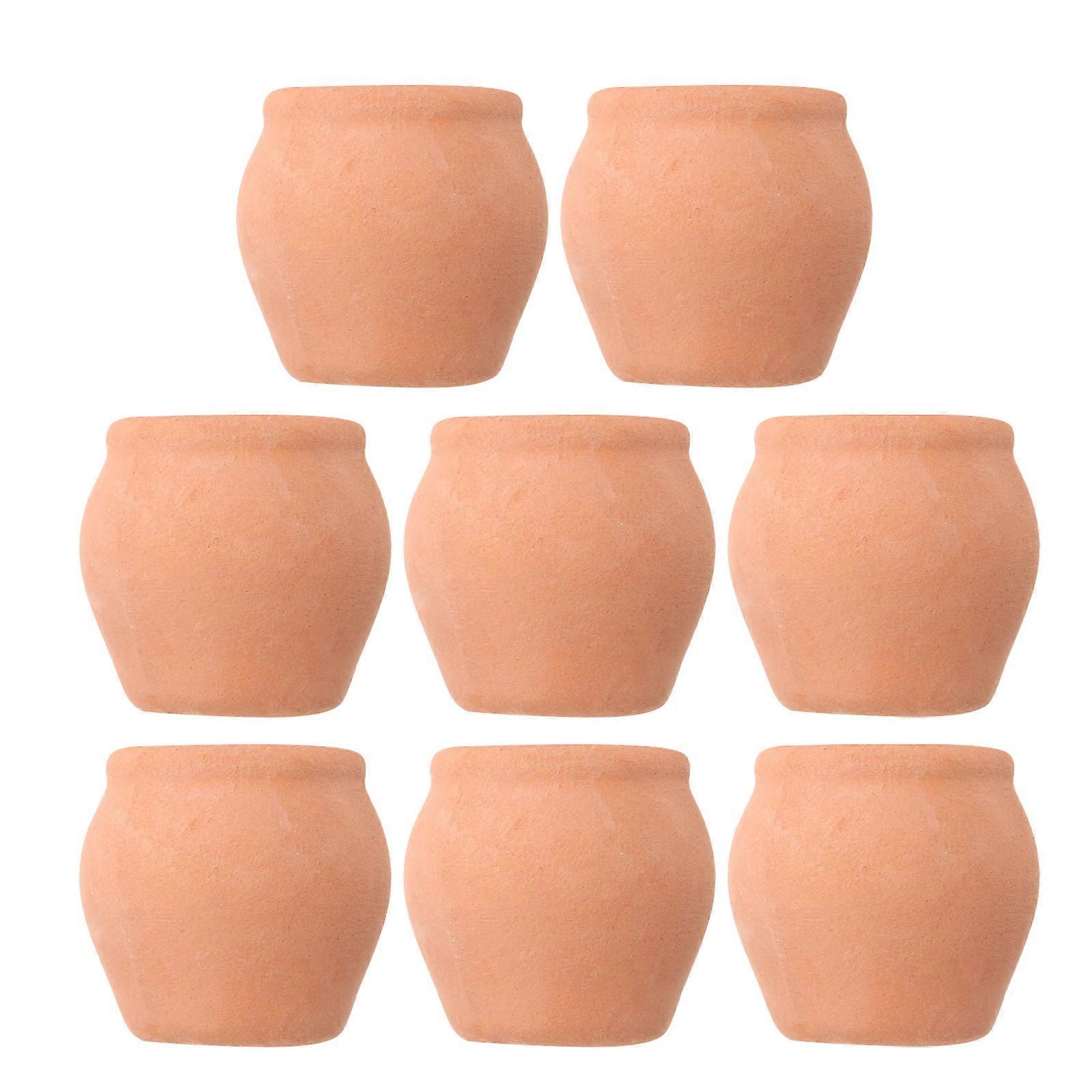 Tiny Terracotta Pots Small Clay Pots for Plants Indoor Use 40Pcs