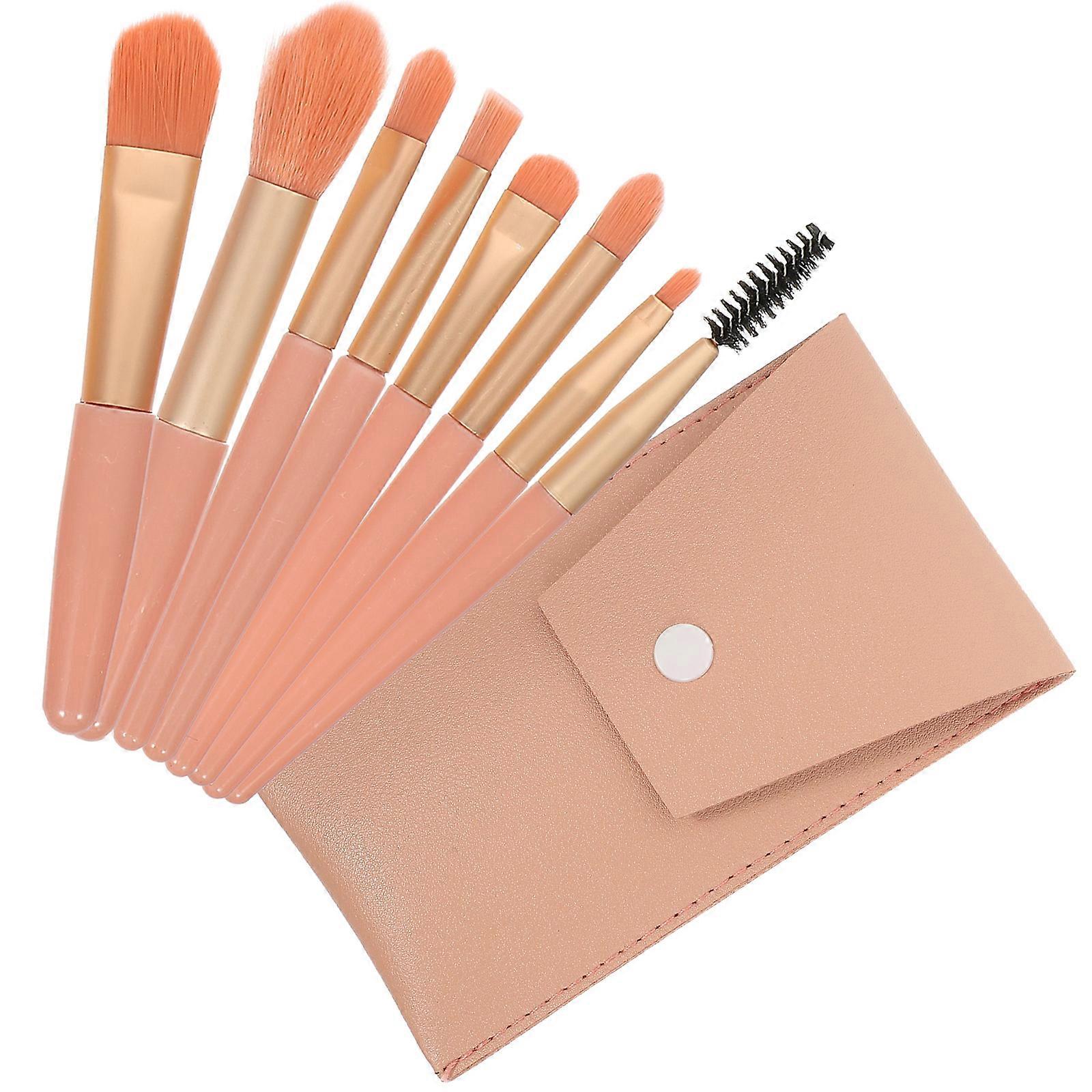 Makeup Brush Set for Cosmetics 4Sets Professional Pink Blusher Powder