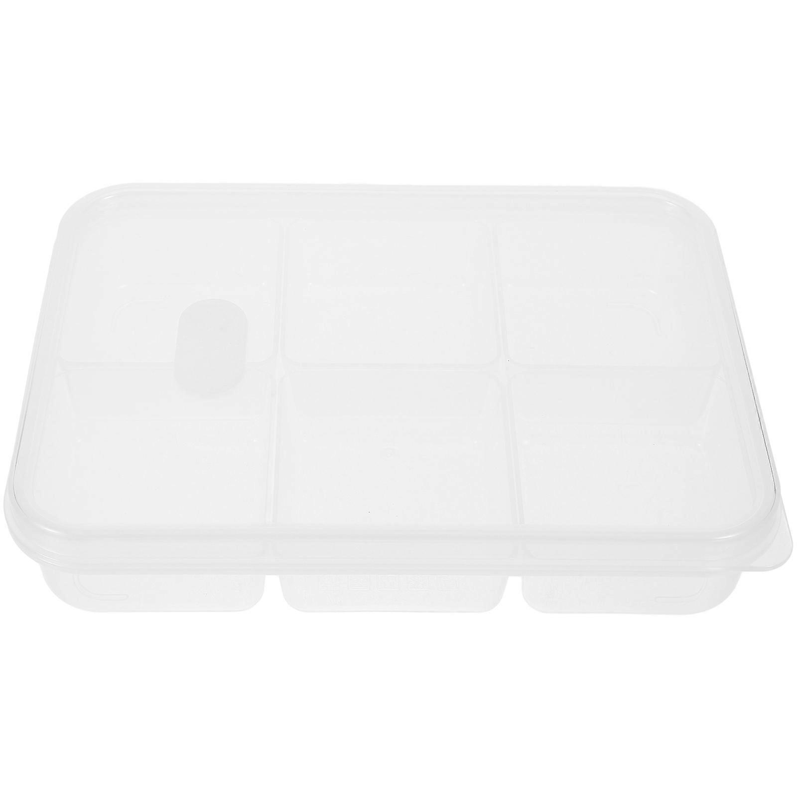 Transparent Meat Storage Container 5Pcs Rectangular Box For Kitchen Usage 21X15.5X4.2CM Sealed Protection Keeps Food Fresh