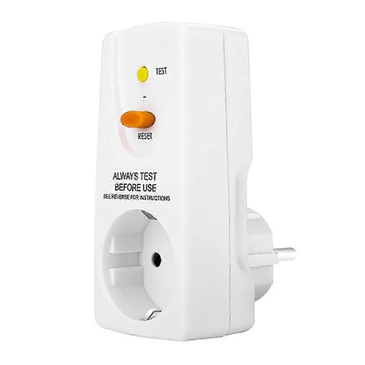 16A Gfci Leakage Protection Plug Rcd Socket Home Circuit Breaker Cutout Switch Safety Personal Protection Plug EU Plug 2025