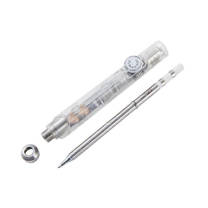 SH72 Soldering Iron 65W 12-24V 220-400℃ Adjustable Temperature SH72-BC2 Welding Tool Not T12 Transparent White