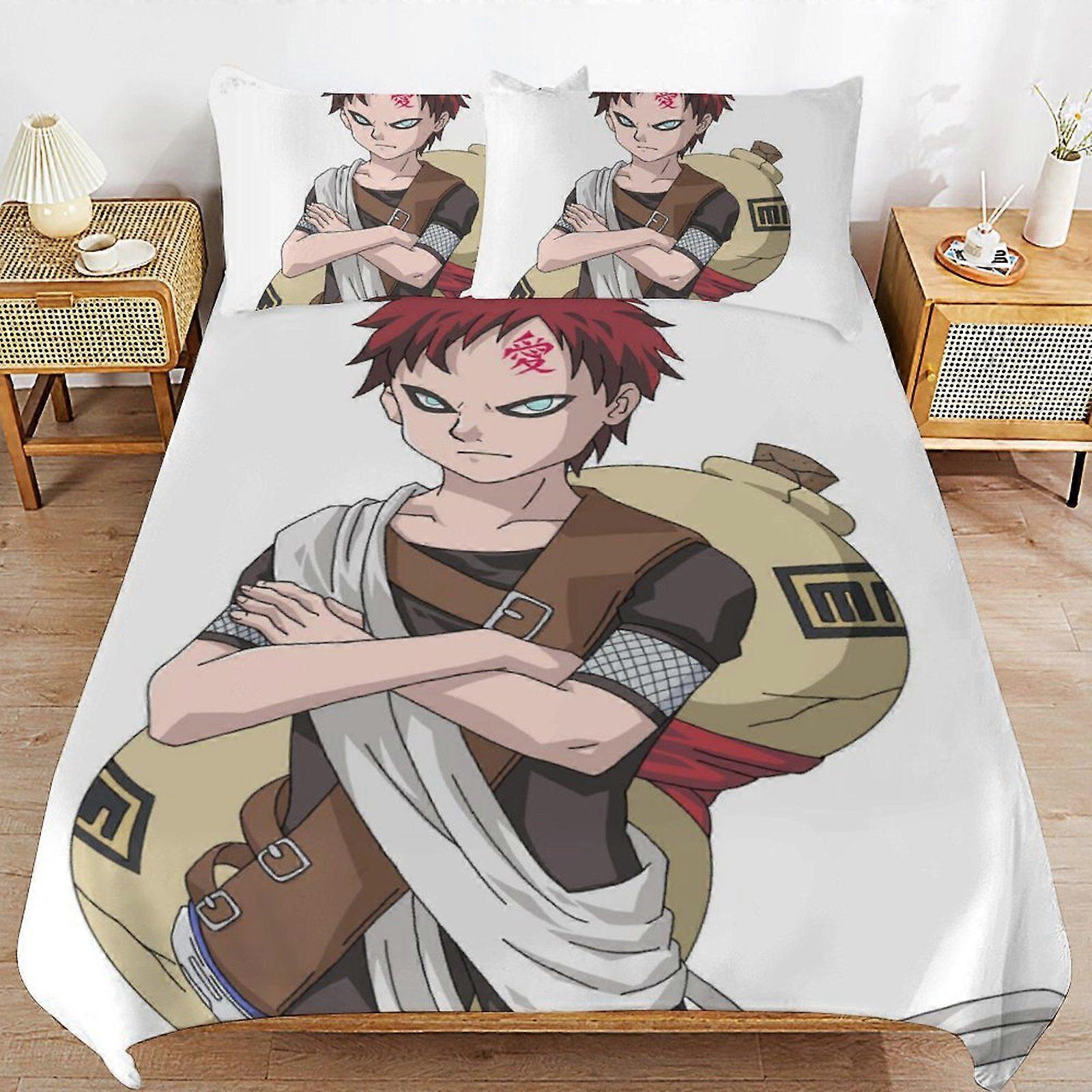 u337 Gaara Secure Zipper Access Soft Layer Bedding Fabric High Comfort Duvet Cover Sets All Seasons Use i337