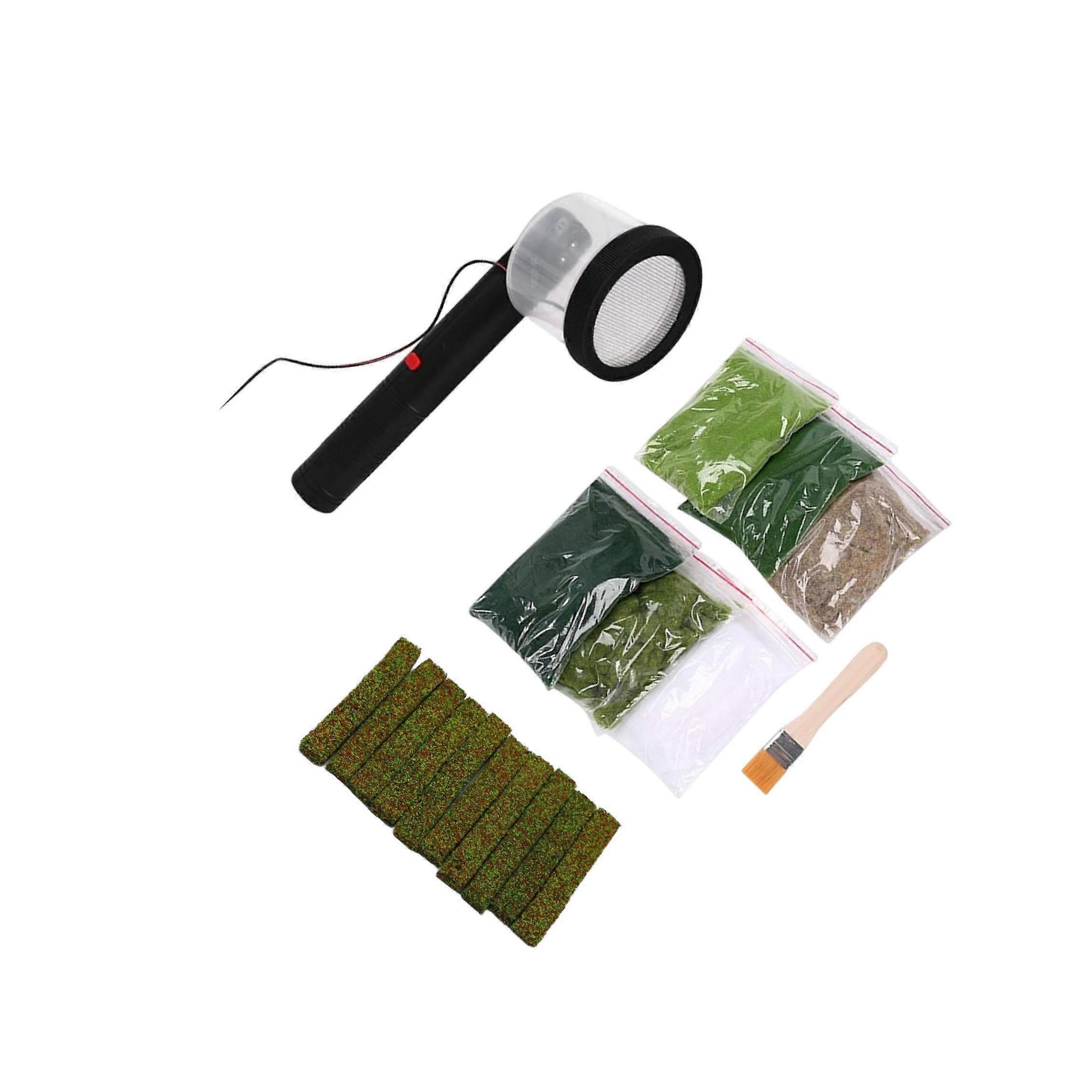Static Grass Applicator Kits Railway Portable Electrostatic Flocking Machine